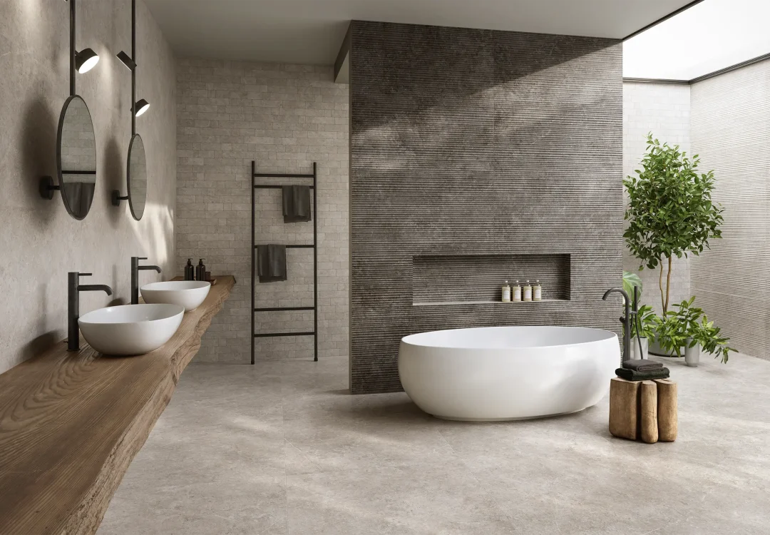 novabell cersaie 22 landstone gravel carbon bagno copia 3